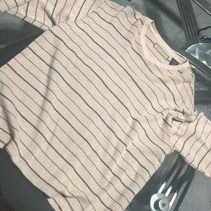 COPY - Naturalife .  Tan striped thermal. XL
